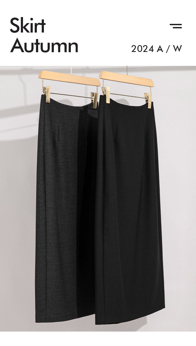 Women’s Wool Midi Skirt