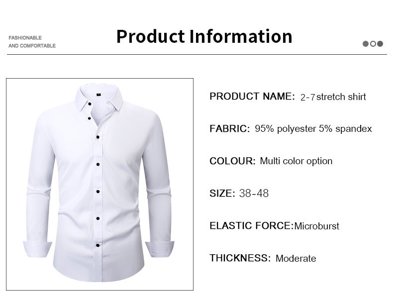 Men's Stretch Long-Sleeve Shirt