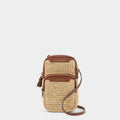 Woven Crossbody Phone Bag