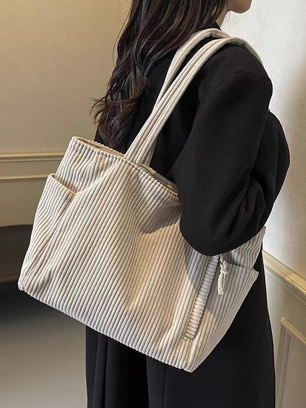 Corduroy Tote Bag