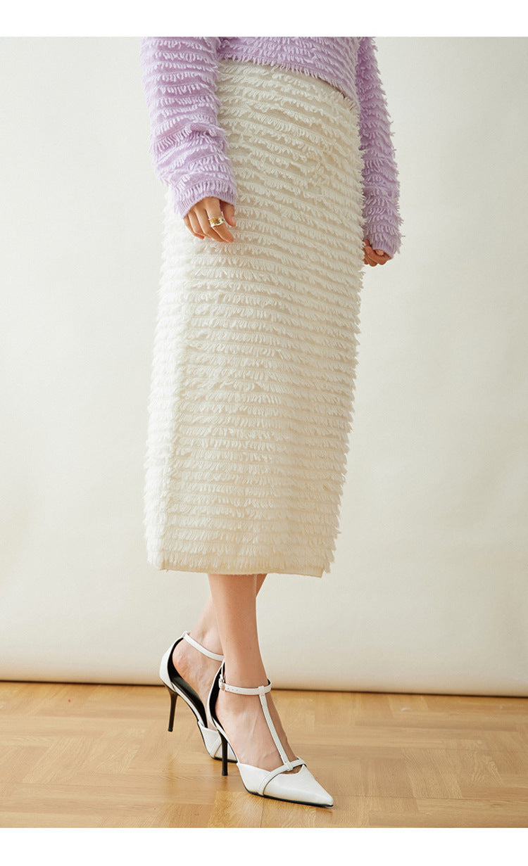 Women’s Cashmere-Style Knit Skirt
