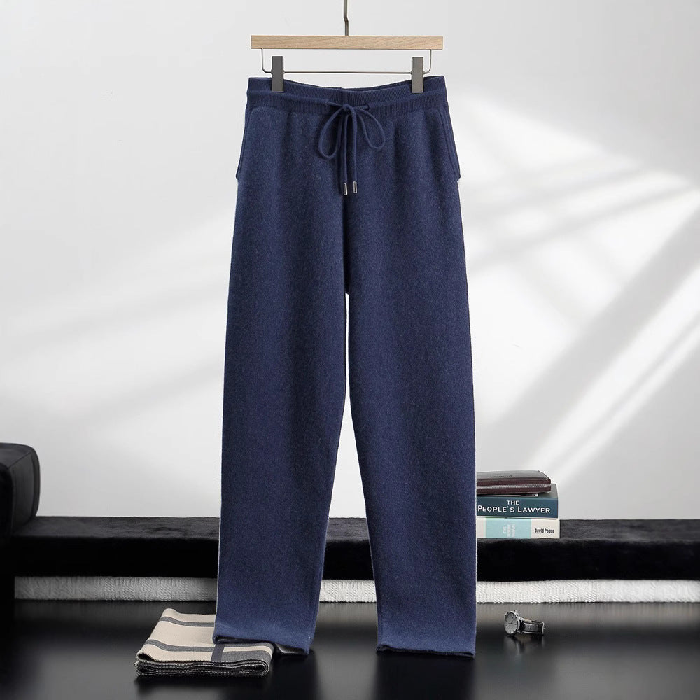 Men’s Cashmere-Style Knit Pants