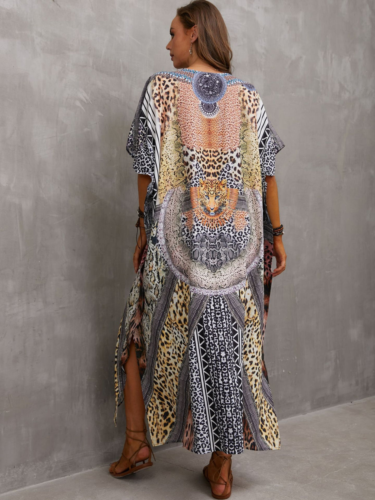 Printed Beach Cover-Up