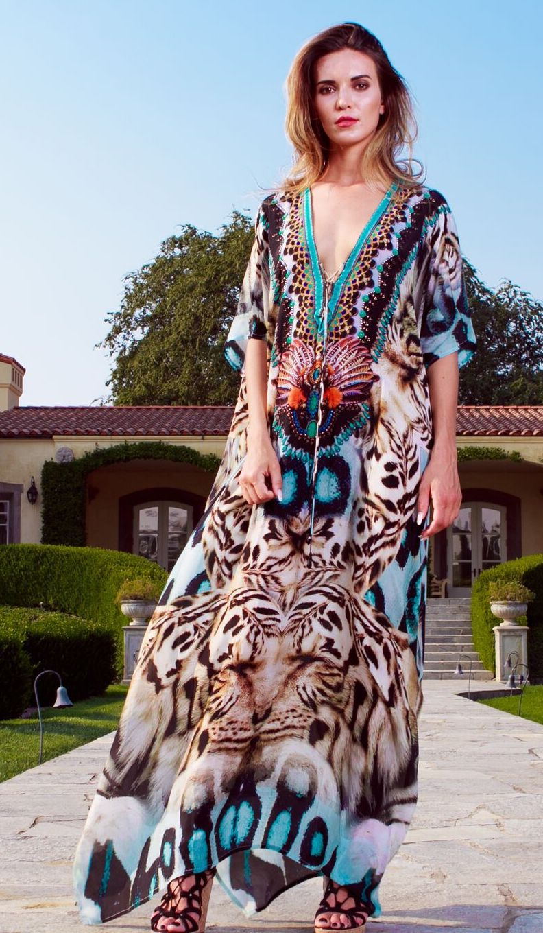 Printed Beach Cover-Up