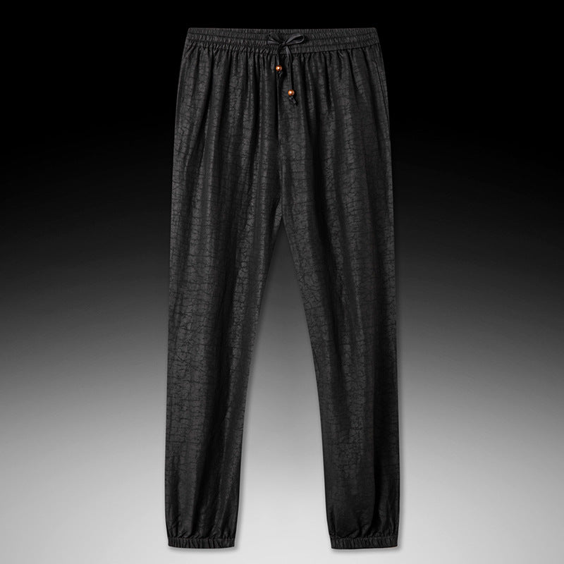 Men’s Mulberry Silk Casual Trousers