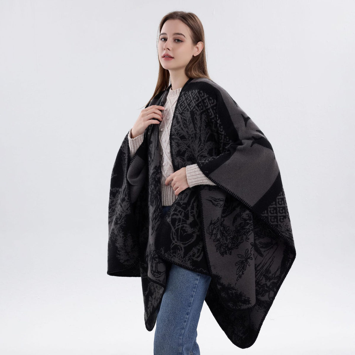 Soft Knit Wrap Shawl