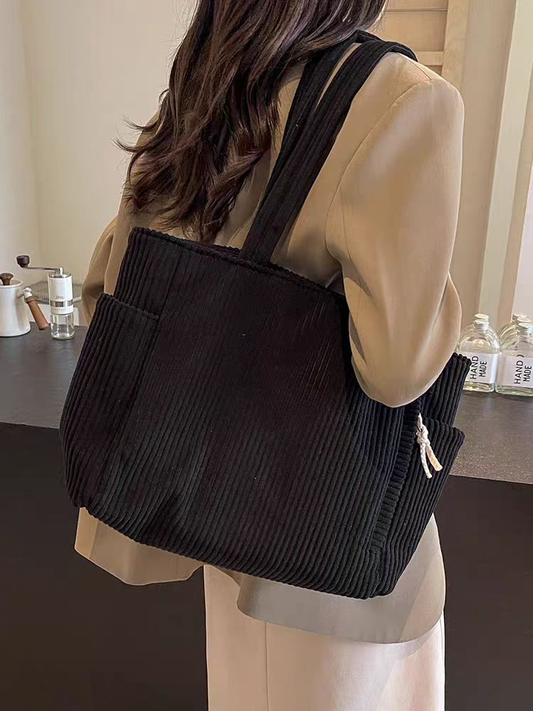 Corduroy Tote Bag