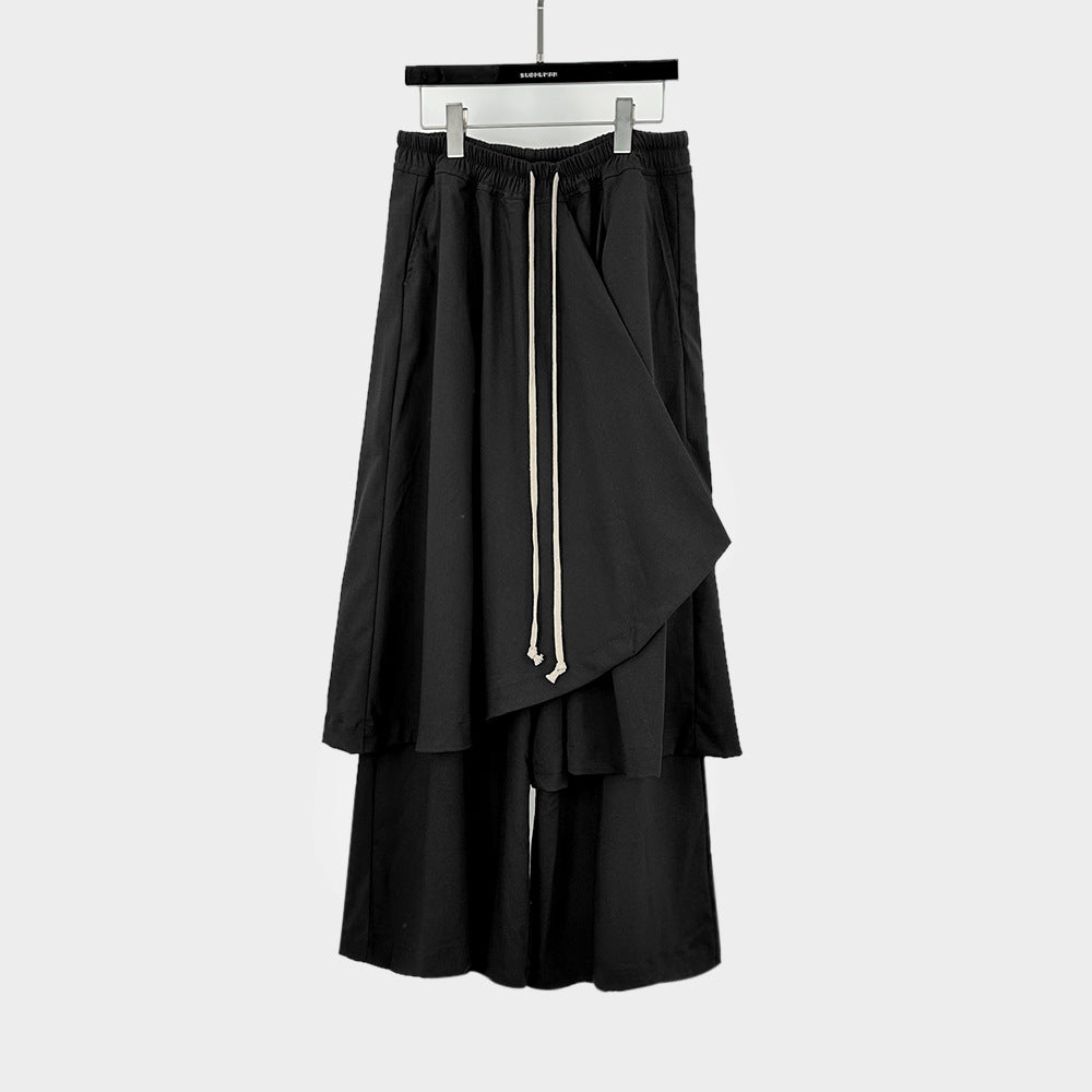 Men's Asymmetrical Casual Drawstring Pants