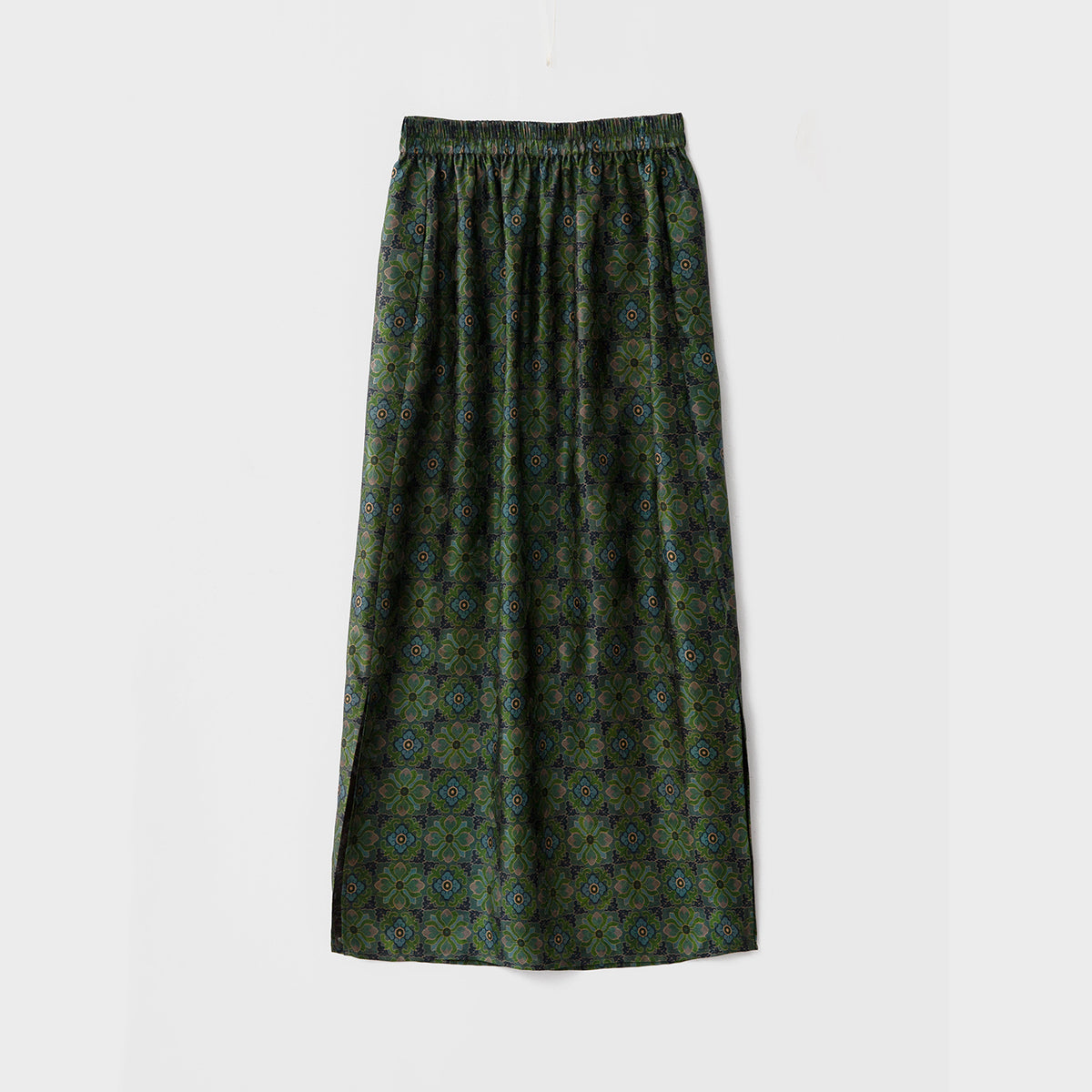 Women’s Mulberry Silk Printed Maxi Skirt