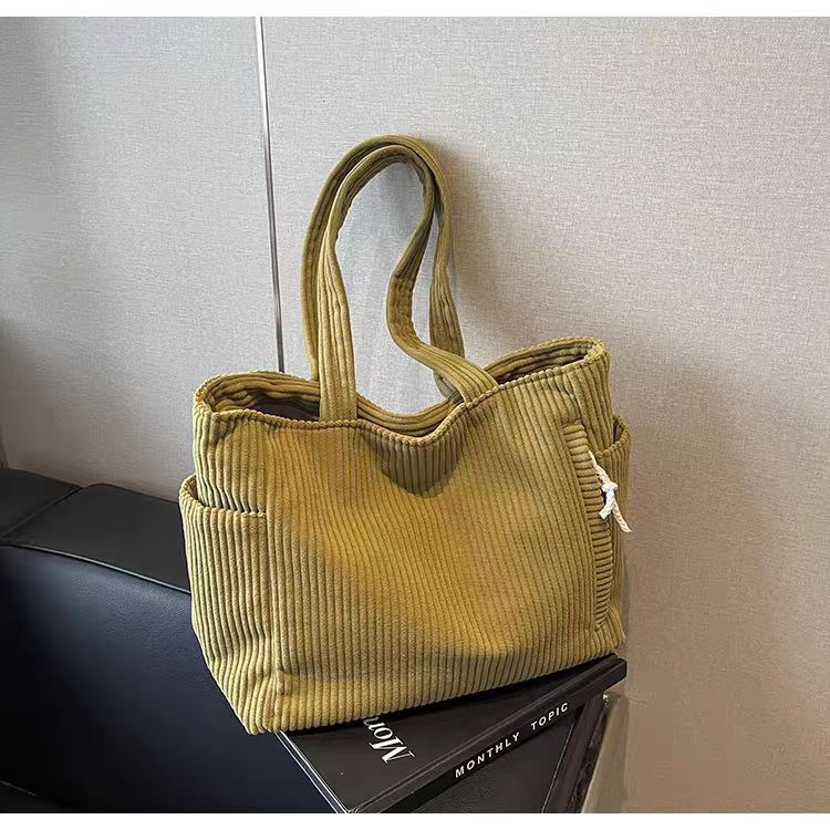 Corduroy Tote Bag