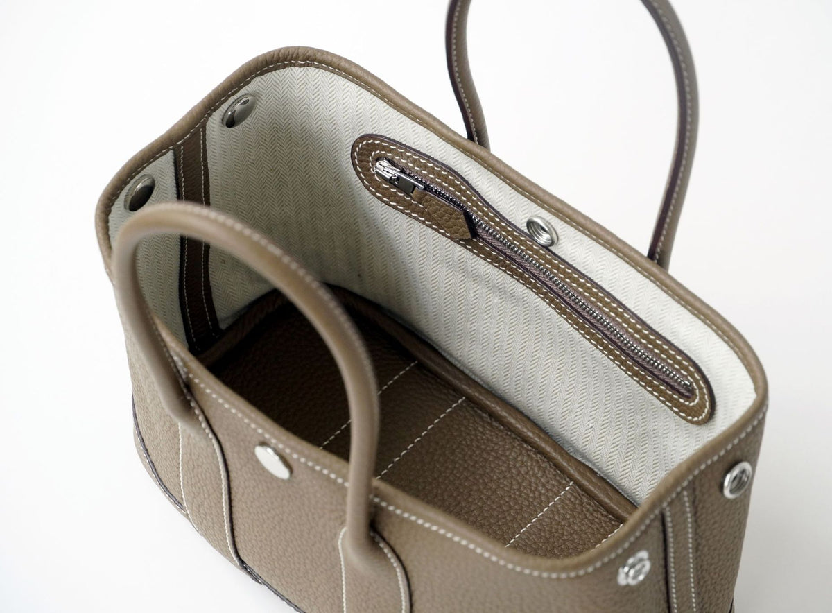 Mini Garden Genuine Leather Handbag