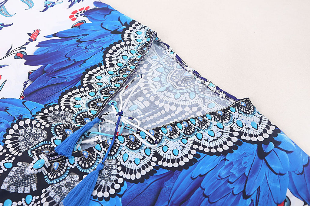 Printed Beach Cover-Up