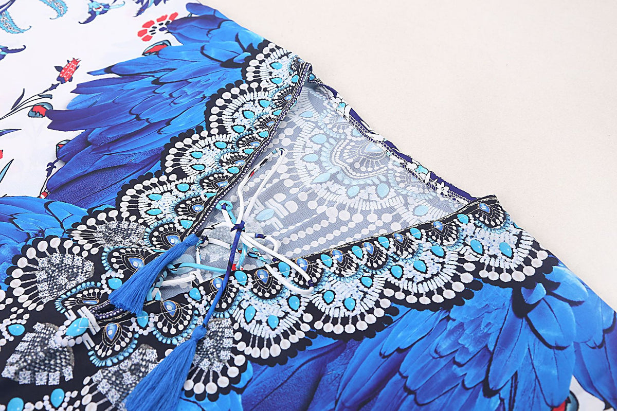 Printed Beach Cover-Up