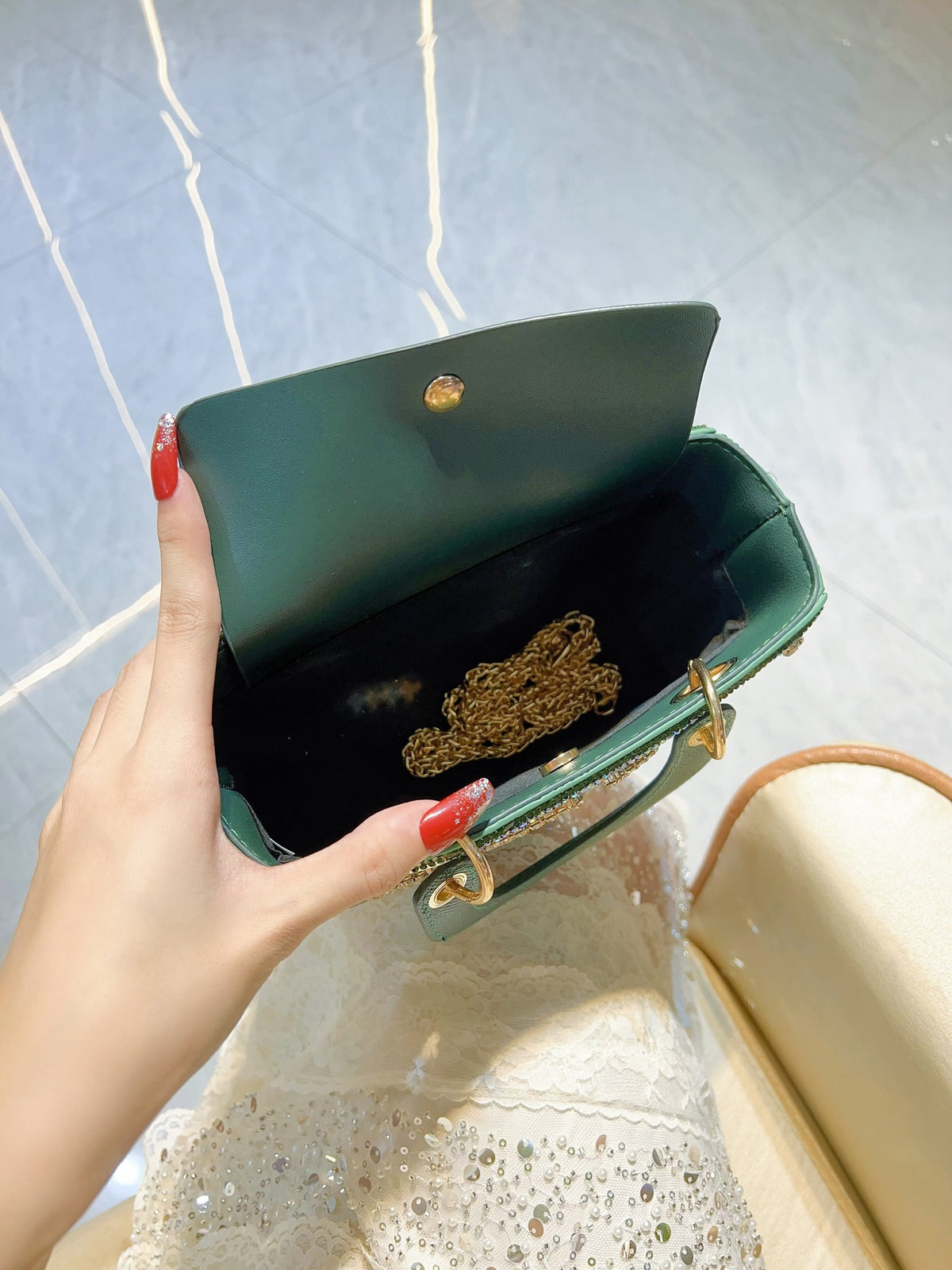 Structured Crossbody Handbag