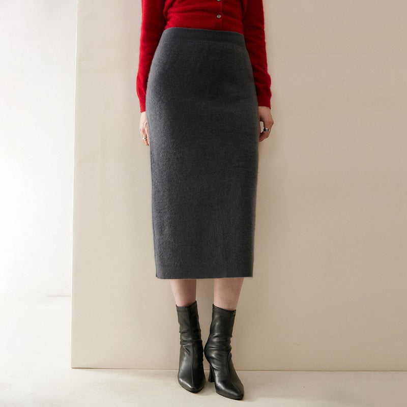 Women’s Pure Cashmere Midi Skirt