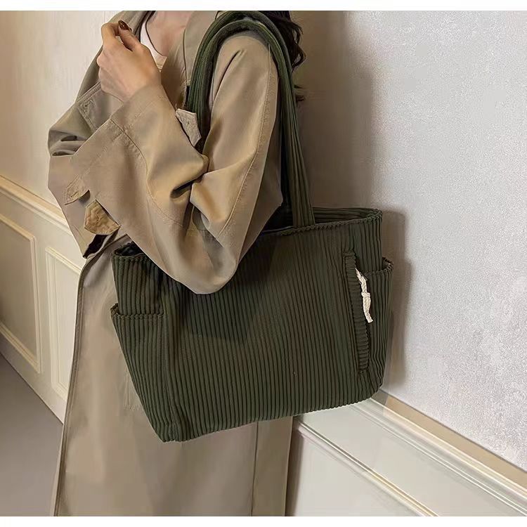 Corduroy Tote Bag