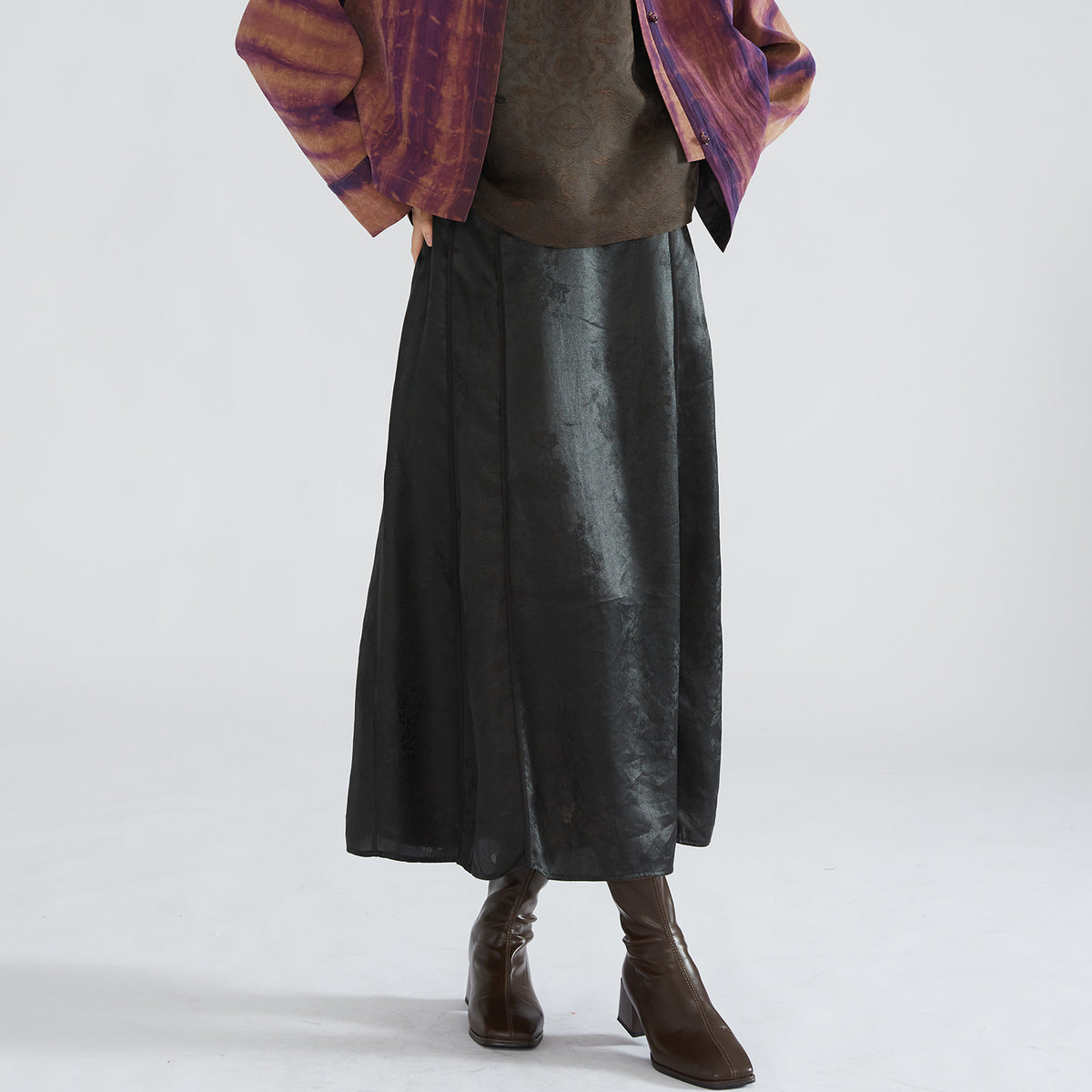Women’s Mulberry Silk High-Waist Skirt