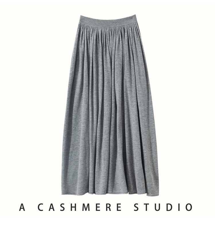 Women’s Cashmere-Style Straight Skirt