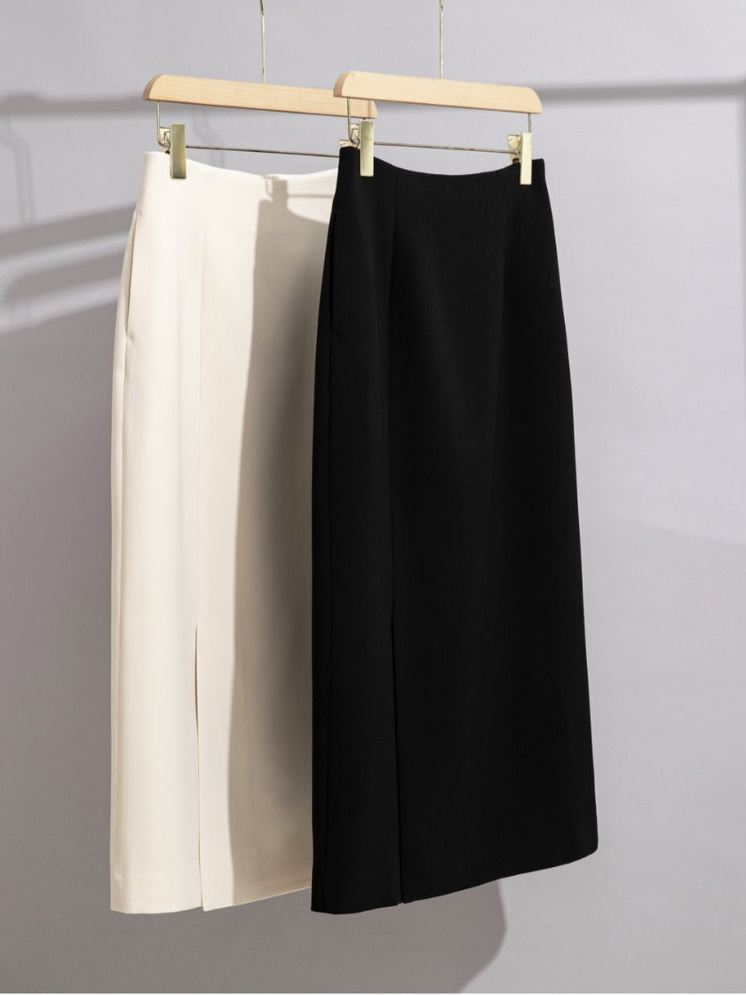 Women’s Acetate Slit Skirt