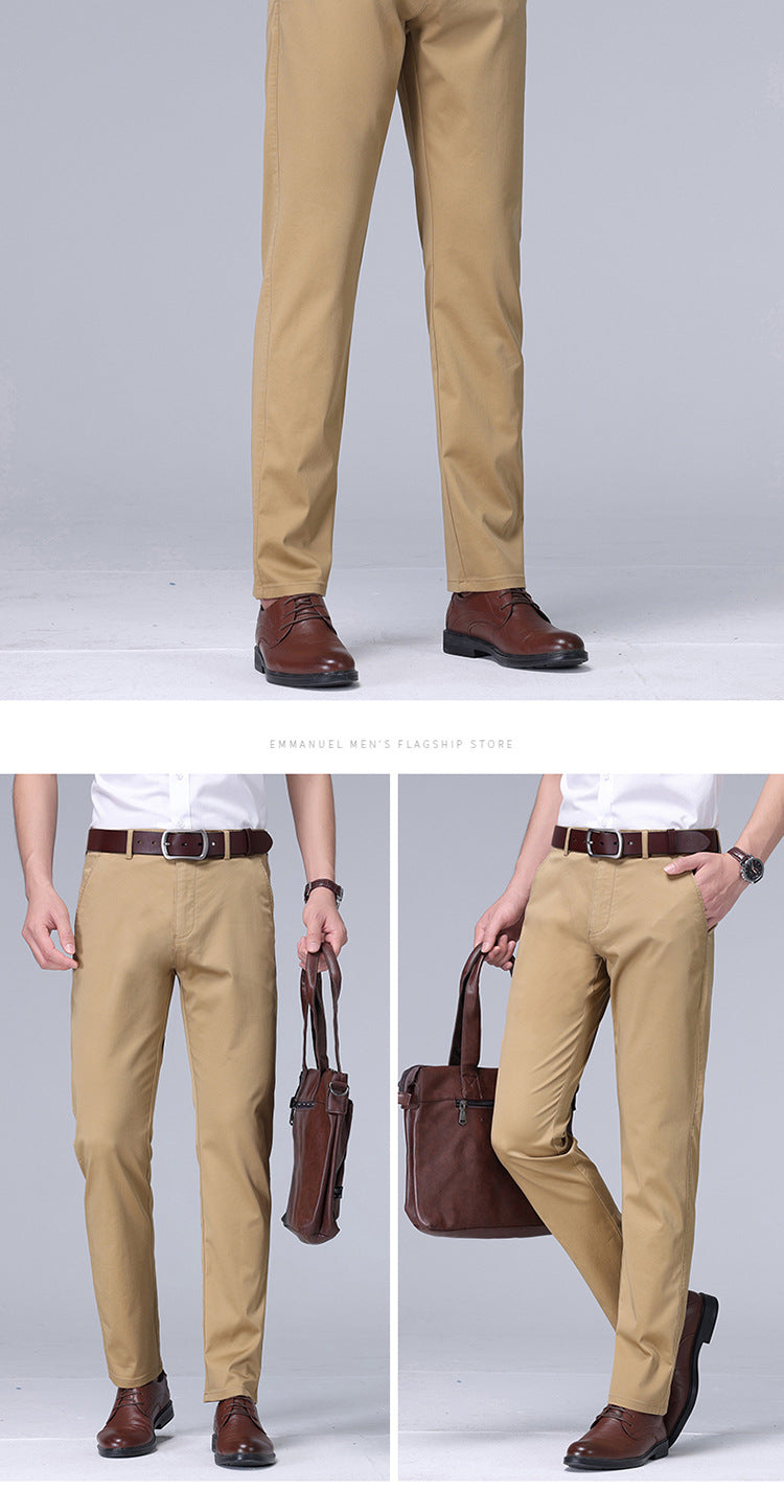 Men’s Casual Straight-Leg Pants