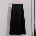 Women’s Acetate High-Waist Slit Skirt