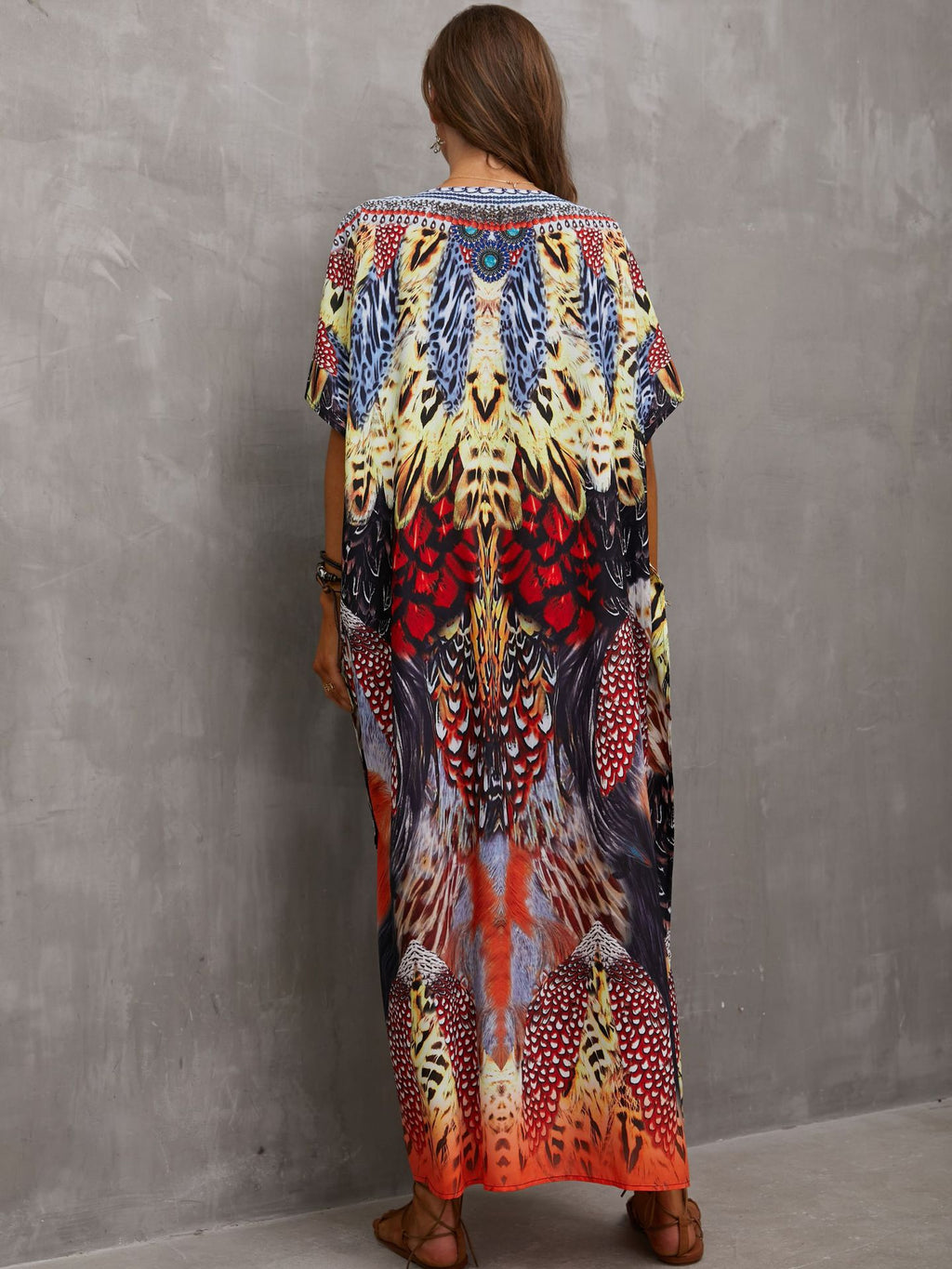 Printed Beach Cover-Up