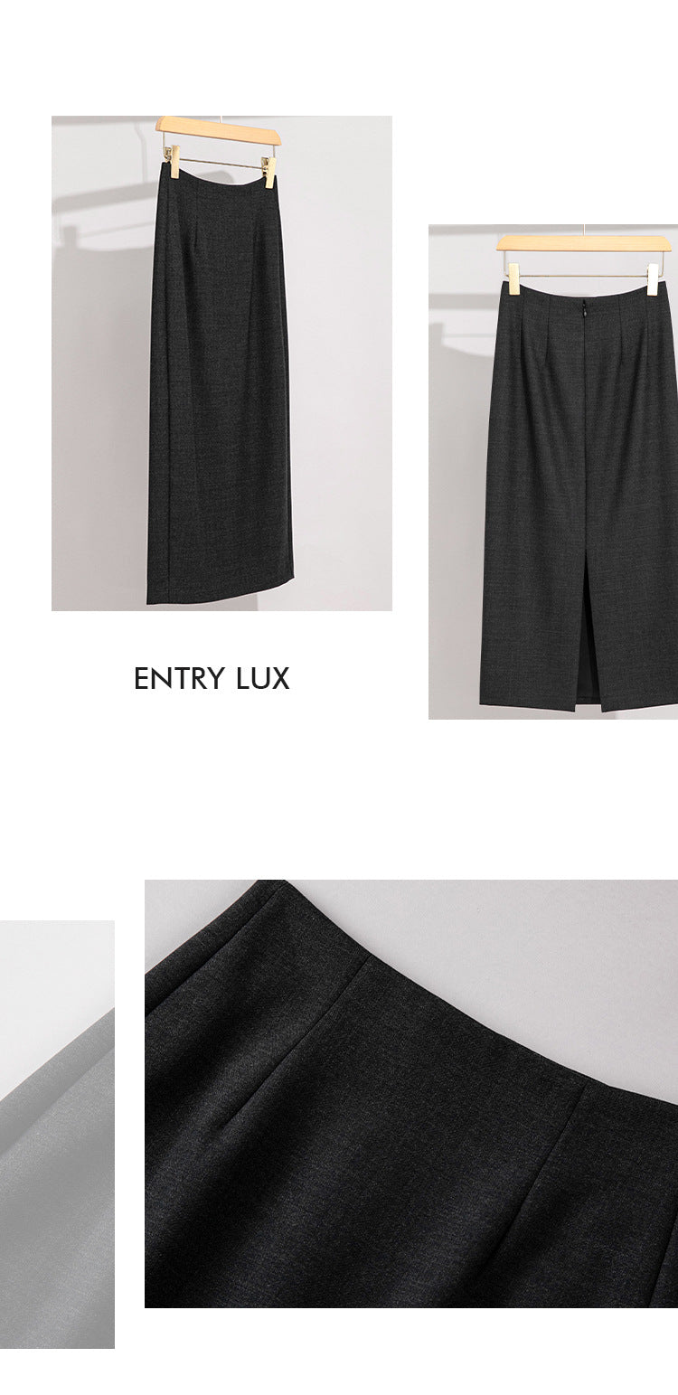 Women’s Wool Midi Skirt