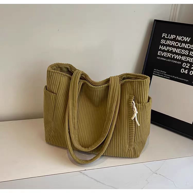 Corduroy Tote Bag
