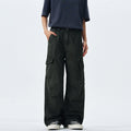Vintage Wide-Leg Utility Pants