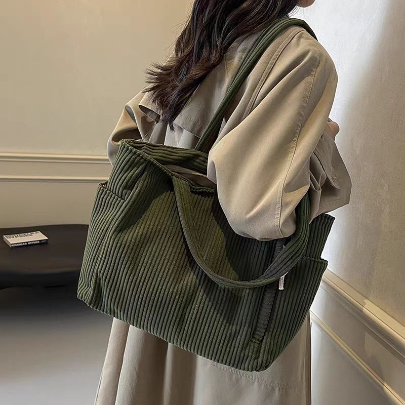 Corduroy Tote Bag