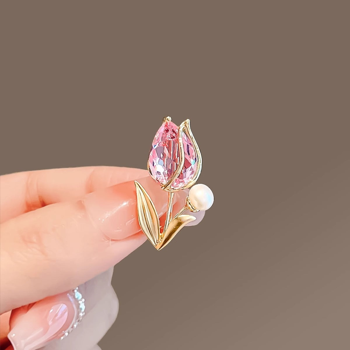 Tulip Flower Brooch