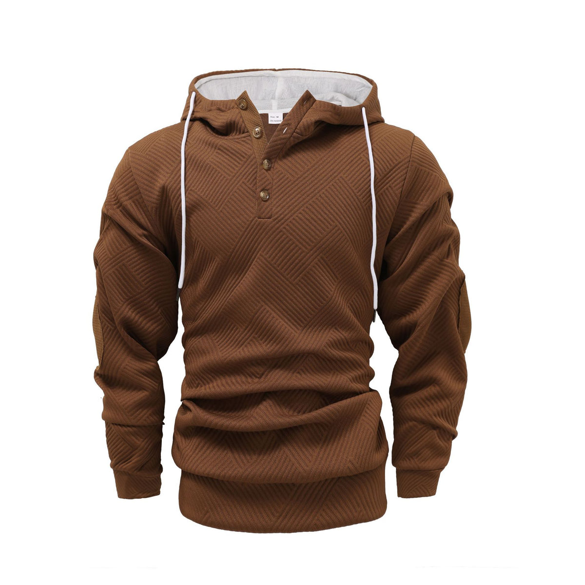Men's Jacquard Hooded Sweatshirt