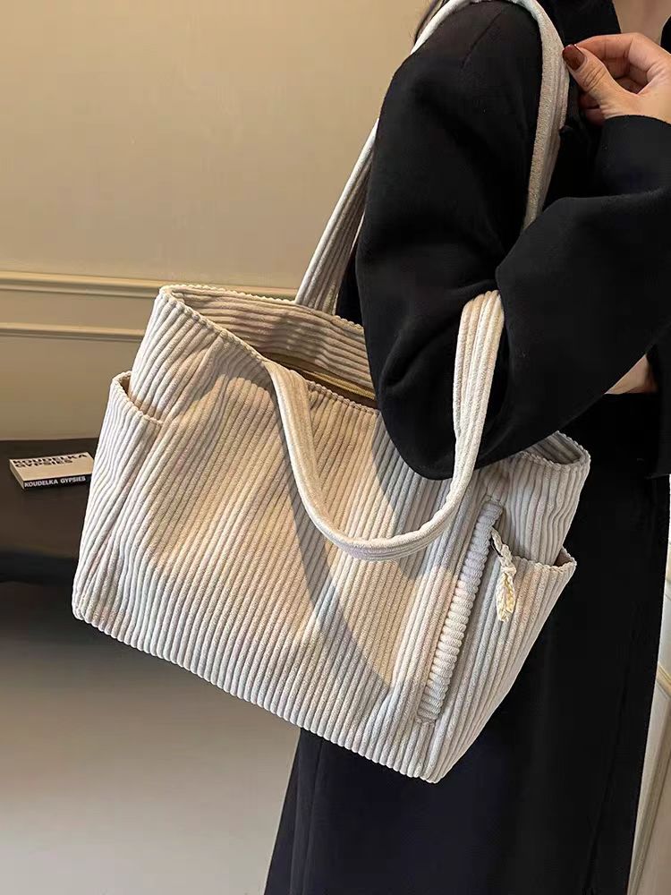 Corduroy Tote Bag