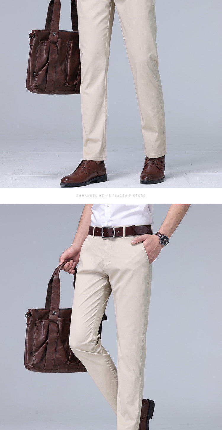 Men’s Casual Straight-Leg Pants