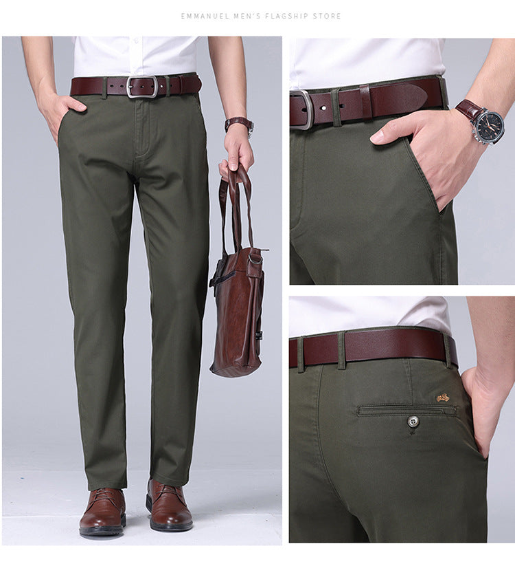 Men’s Casual Straight-Leg Pants