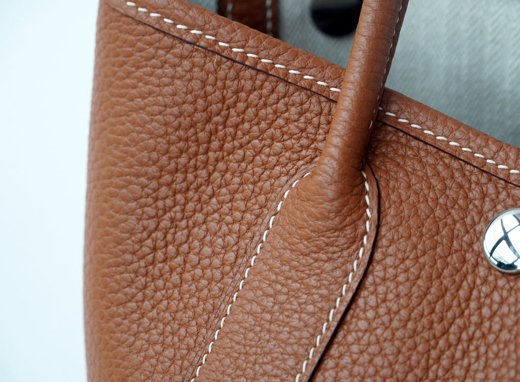Mini Garden Genuine Leather Handbag