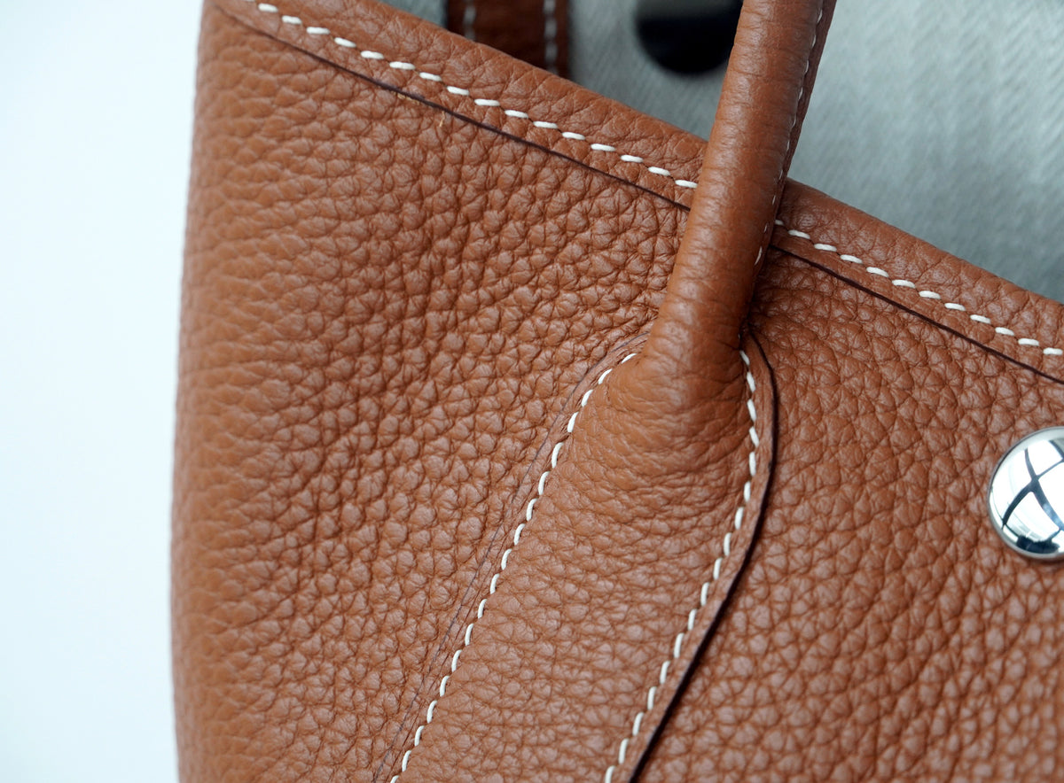 Mini Garden Genuine Leather Handbag