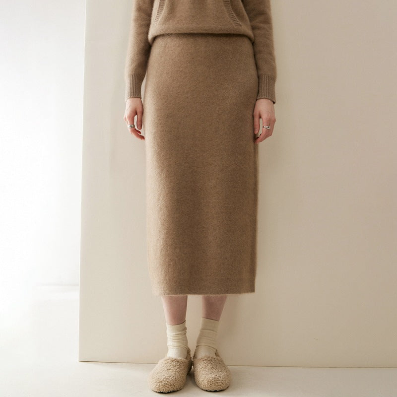 Women’s Pure Cashmere Midi Skirt