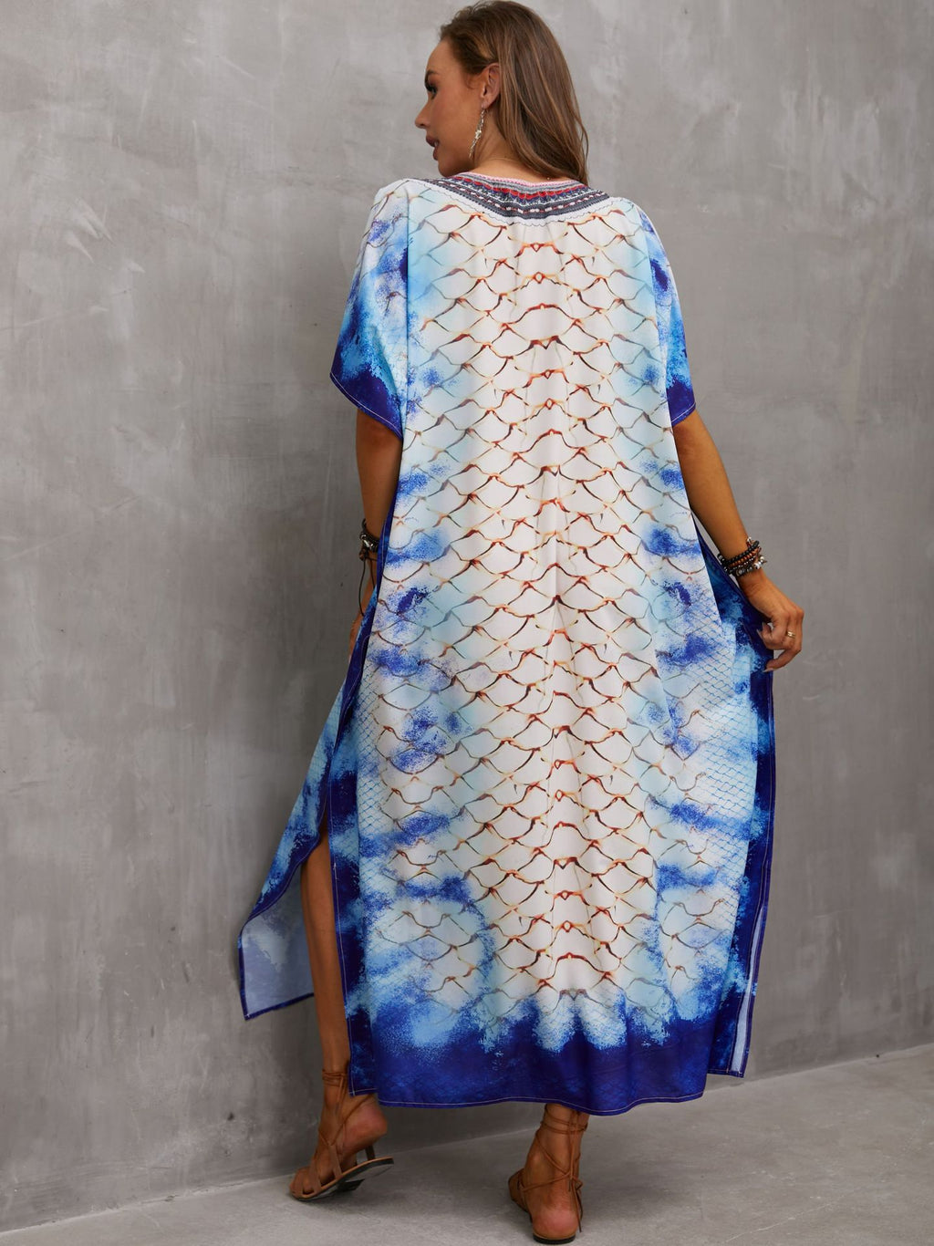 Printed Beach Cover-Up