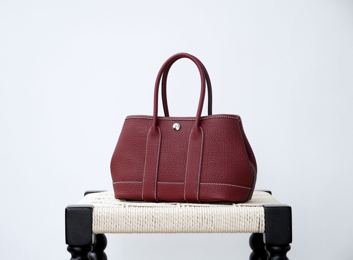 Mini Garden Genuine Leather Handbag