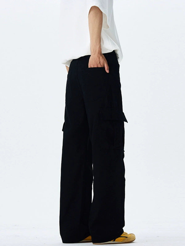Vintage Wide-Leg Utility Pants