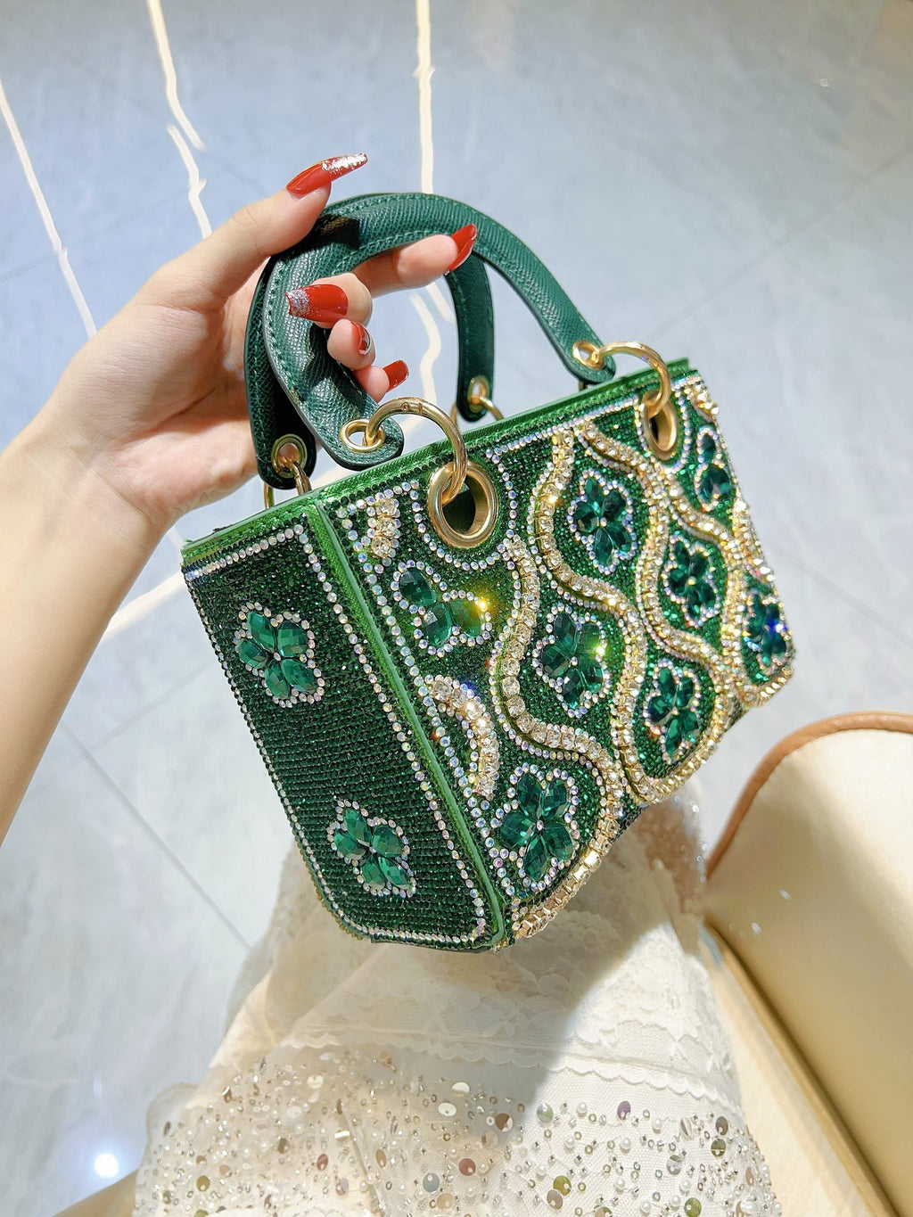 Structured Crossbody Handbag