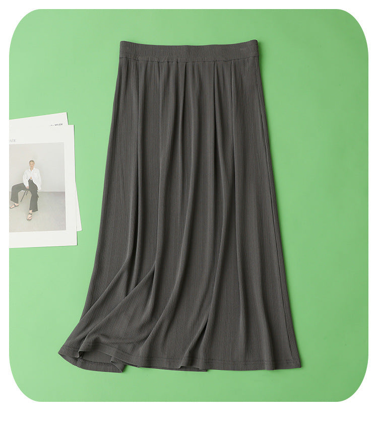 Mulberry Silk A-Line Skirt
