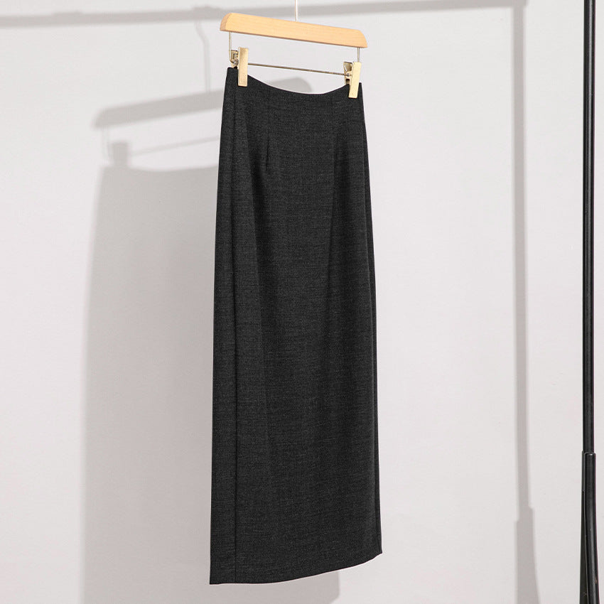 Women’s Wool Midi Skirt