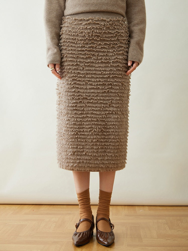 Women’s Cashmere-Style Knit Skirt