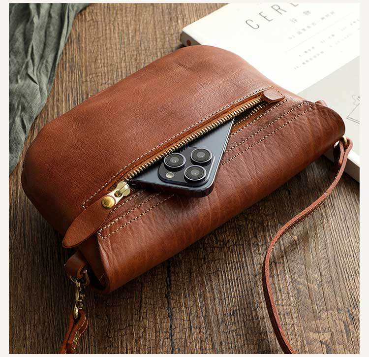 Genuine Leather Vintage Saddle Bag