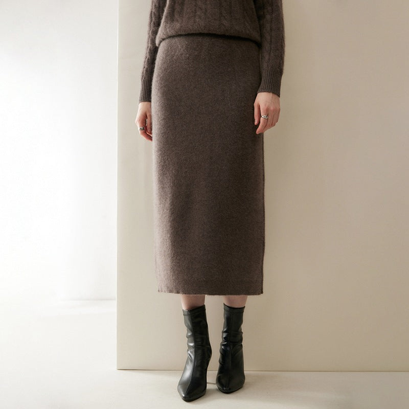 Women’s Pure Cashmere Midi Skirt