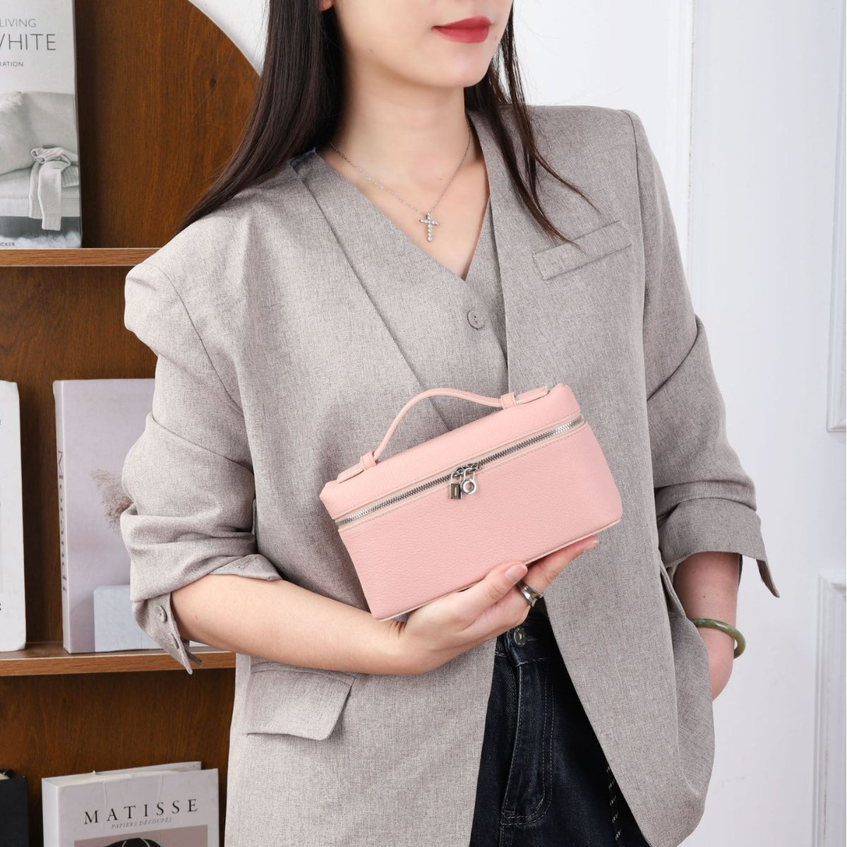 Genuine Leather Crossbody Bag