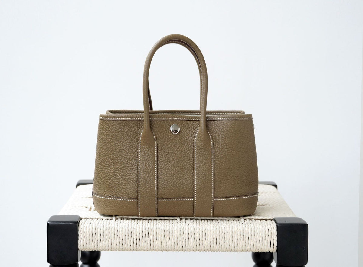 Mini Garden Genuine Leather Handbag