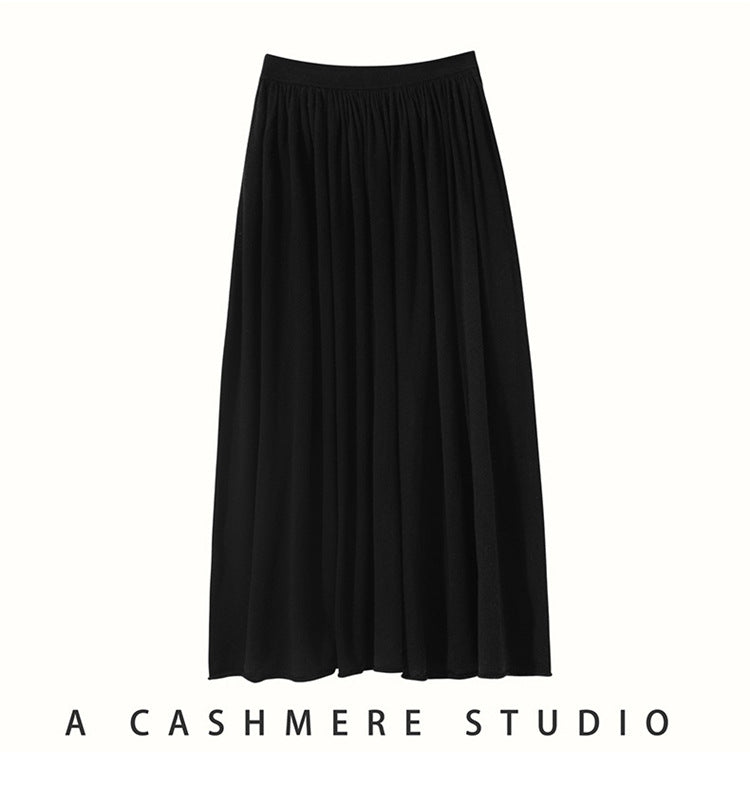 Women’s Cashmere-Style Straight Skirt